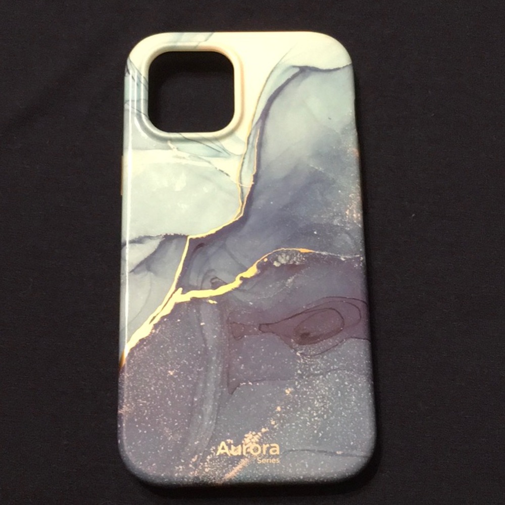 Aurora IPhone Pro Max blue case